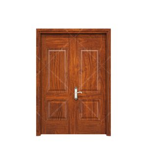 Cửa thép vân gỗ 2 cánh H2