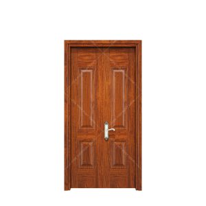 Cửa thép vân gỗ 2 cánh cân H2A