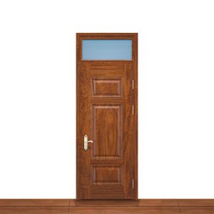 Cửa thép vân gỗ 1 cánh H3