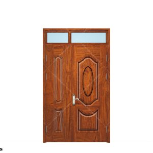 Cửa vân gỗ 2 cánh lệch H3A-H8