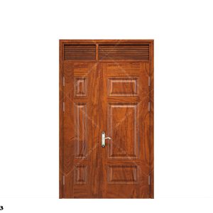 Cửa vân gỗ 2 cánh lệch H3A-H3